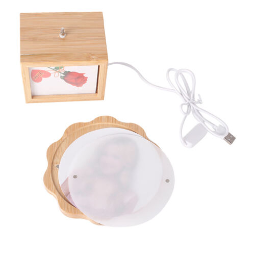 Dönen Ahşap Led'li Papatya Çerçeve - 5