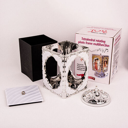 Dönen Müzikli Küp Çerçeve - Takı Kutusu - 3