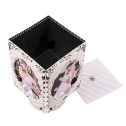 Dönen Müzikli Küp Çerçeve - Takı Kutusu - 4