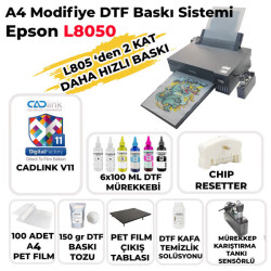 DTF A4 Tekstil Baskı Yazıcısı (CADLink) - 1