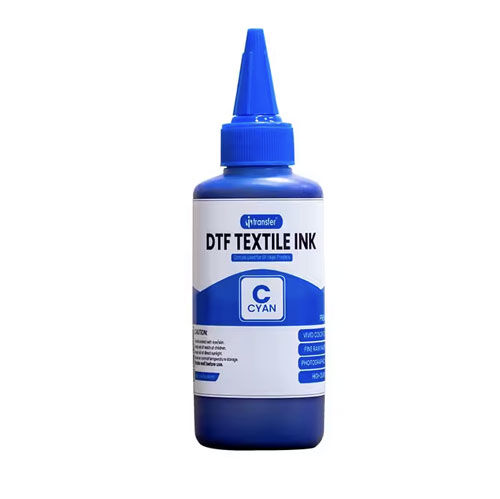DTF Mavi Tekstil Baskı Mürekkebi 100 ml - 4
