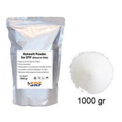 DTF Poliüretan Beyaz Transfer Baskı Tozu 1 Kg - 2