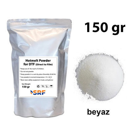 DTF Poliüretan Beyaz Transfer Baskı Tozu 150 Gr - OFİSOMİ-S