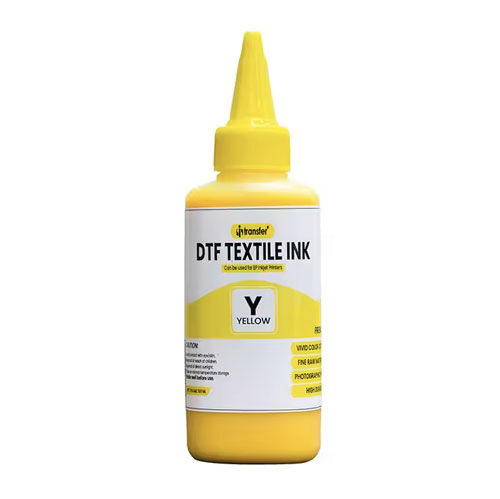 DTF Sarı Tekstil Baskı Mürekkebi 100 ml - 4
