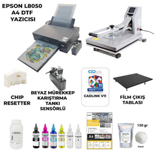DTF Tekstil Baskı Seti A4 (CADLink) - OFİSOMİ-S (1)