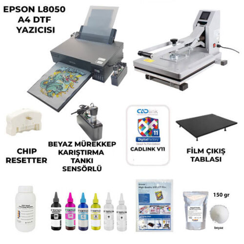 DTF Tekstil Baskı Seti A4 (CADLink) - 1