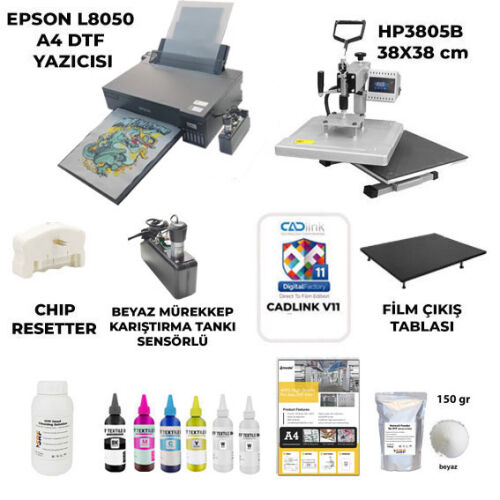 DTF Tekstil Baskı Seti A4 (CADLink) - OFİSOMİ-S (1)