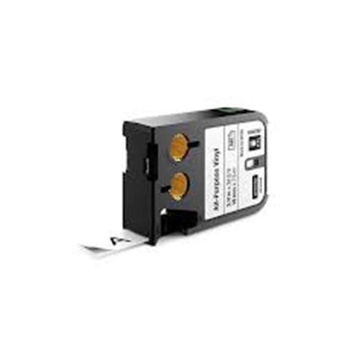 DYMO 1868752 XTL Çok Amaçlı Vinil, 19 mm x 7 m,Beyaz-Siyah - DYMO