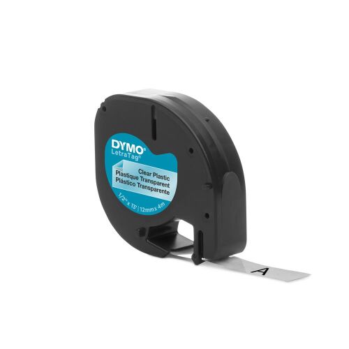 DYMO S0721530 LetraTag Plastik ŞeffaF Şerit ( 12 mm X 4 mt ) 12267 - 1