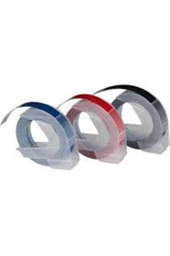 DYMO S0847750 Kabartma Şerit, 9 mmx3 mt 3 lü Bls K-S-M - DYMO