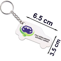 Eko.MDF Çift Taraflı Anahtarlık - Araba - 2