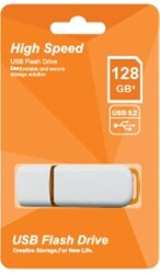 Elba 128GB Plastik Beyaz-Turuncu 3.2 USB Flash Bellek - 1