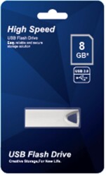 Elba 8GB Metal 2.0 USB Flash Bellek - 1