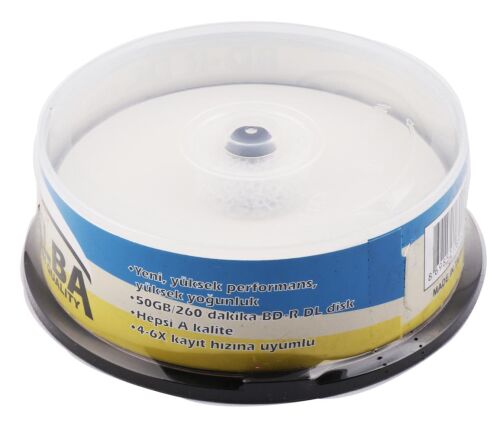 Elba Blu-Ray BD-R 6X 50GB 15Lİ Cake Box Prıntable - 2