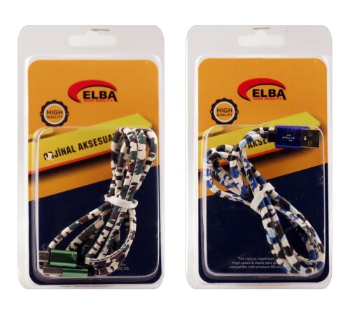 Elba ECK-44M Bağlantı Kablosu Micro 1mt Renkli - ELBA