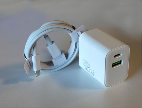 Elba ELB05-PD-25WIOS Beyaz 25W Usb-c Ev Şarj Kafa+1mt Type-c To Lightnıng Kablo PD3.0-QC4.0 Hızlı Ş - ELBA (1)