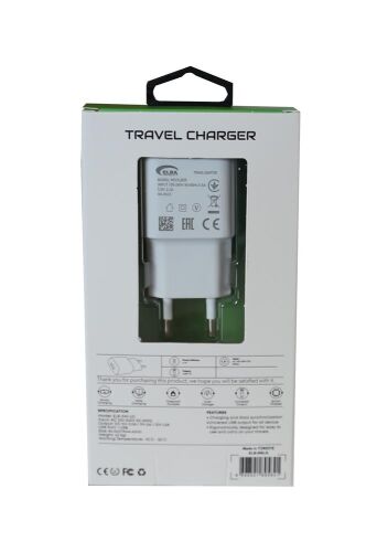 Elba Elb09 5W 2.1A Hızlı Şarj Akıllı Koruma Usb EV Şarj Kafa - ELBA (1)