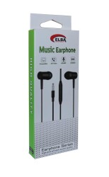 Elba elb21-D21S SİYAH Kablolu Kulakiçi Mikrofonlu Kulaklık - 1