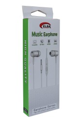 Elba elb22-D21B Beyaz Kulakiçi Mikrofonlu Kablolu Kulaklık - 1