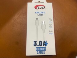 Elba Elb25-M3a Micro Usb 3A Şarj Kablosu 1Mt Hızlı Şarj - 1