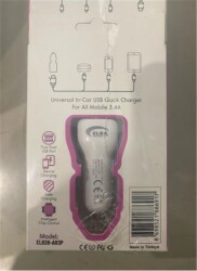 Elba ELB28-AR3P ELBA 3.4A 2USB ARAÇ BAŞLIK - 1