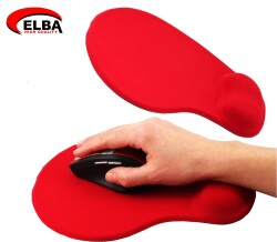 Elba K06152 Bileklikli Jel Mouse Pad Kırmızı - 1