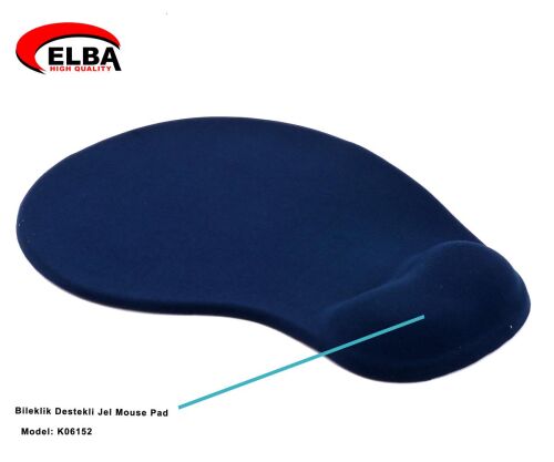 Elba K06152 Bileklikli Jel Mouse Pad Mavi - 1