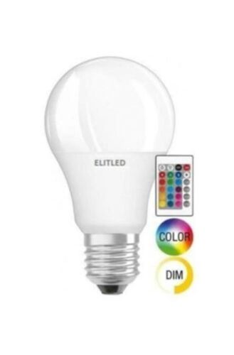 ELİTLED 9W RGB KUMANDALI LED AMPUL - ELİTLED