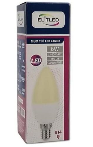 ELİTLED MUM SARI AMPUL 6W - ELİTLED