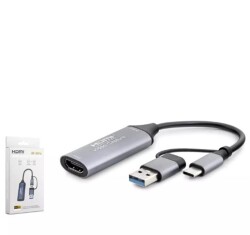 ENKADO EKD-TP46 TYPE-C+USB 3,0 TO HDMI VİDEO CAPTURE - 1