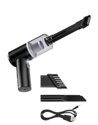 Enkado Raca Vacuum Siyah Şarjlı 2 Kademeli 12.000 Pa Üflemeli El Araç Süpürgesi - 1