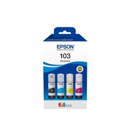Epson 103 Cyan-Magenta-Yellow-Black Mavi-Kırmızı-Sarı-Siyah T00S6 4lü Multipack Kartuş - EPSON