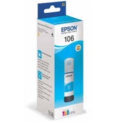 Epson 106 Cyan Mavi Şişe Mürekkep T00R240 L7160-7180 - 1