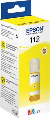 Epson 112 Yellow Sarı Şişe Mürekkep C13T06C44A - 1