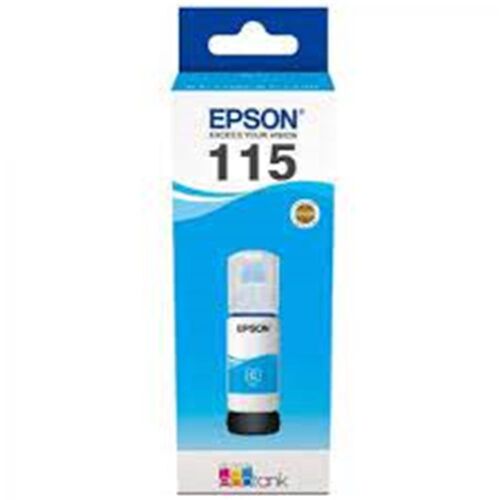 Epson 115 Cyan Mavi Şişe Mürekkep T07D24A L8160-L8180 - EPSON