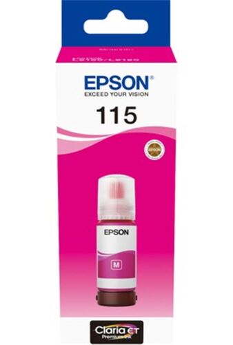 Epson 115 Magenta Kırmızı Şişe Mürekkep T07D34A L8160-L8180 - 1