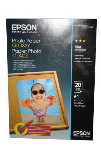 Epson A4 200Gram 20'li Fotoğraf Kağıdı S042538 - 1