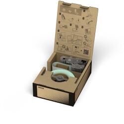 Epson BR-VN24WB Vinil Beyaz Üzeri Siyah 24mm 45Metre Etiket - 1