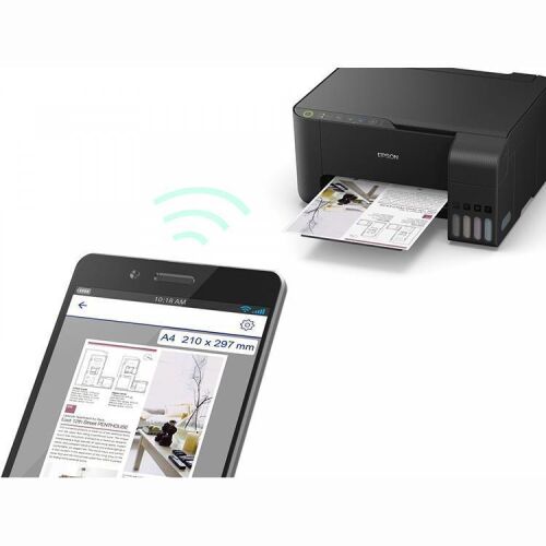 Epson Ecotank L3250 Muadil Mürekkepli Multifonksiyon WiFi Yazıcı - 4