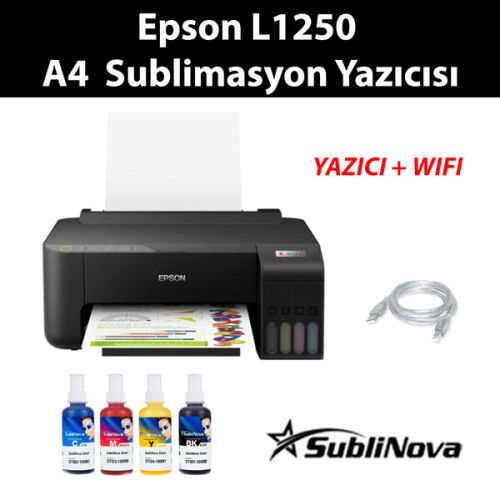 EPSON L1250 Sublimasyon Yazıcı A4 - OFİSOMİ-S