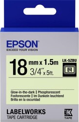 Epson LK-4YBP Pastel Sarı Üzeri Siyah 12mm 9Metre Etiket - 1