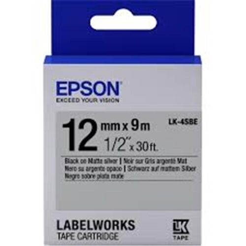 Epson LK-5TBN Şeffaf Üzeri Siyah 18mm 9Metre Etiket - EPSON