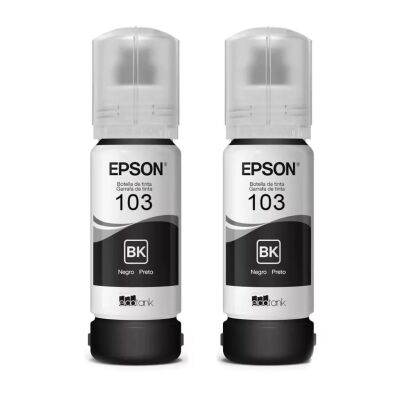 Epson Orijinal 103 Black (Siyah) 2 Adet Mürekkep - 1