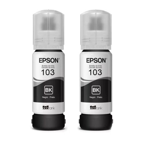 Epson Orijinal 103 Black (Siyah) 2 Adet Mürekkep - 1