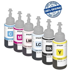 Epson Orjinal 6 Renk 70ml Mürekkep Seti L800-L810-L850-L1800 - 1