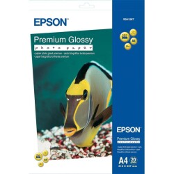 Epson Premium Glossy A4 Fotoğraf Kağıdı 255gr/m² 20 Yaprak S041287 - 1