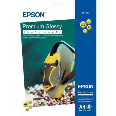 Epson Premium Glossy A4 Fotoğraf Kağıdı 255gr/m² 20 Yaprak S041287 - 1