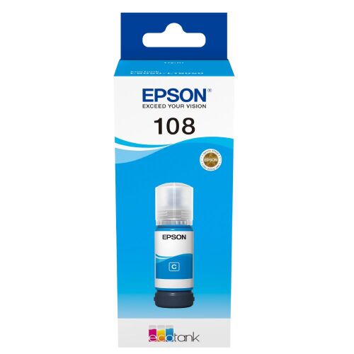Epson T09C2 108 Cyan Mavi Şişe Mürekkep T09C24A L18050-L8050 - 1