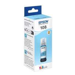 Epson 108 T09C5 Light Cyan Açık Mavi Şişe Mürekkep T09C54 L18050-L8050 - 1