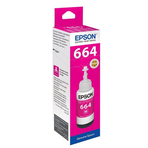 Epson T6643 Magenta Kırmızı Şişe Mürekkep T66434A - EPSON (1)